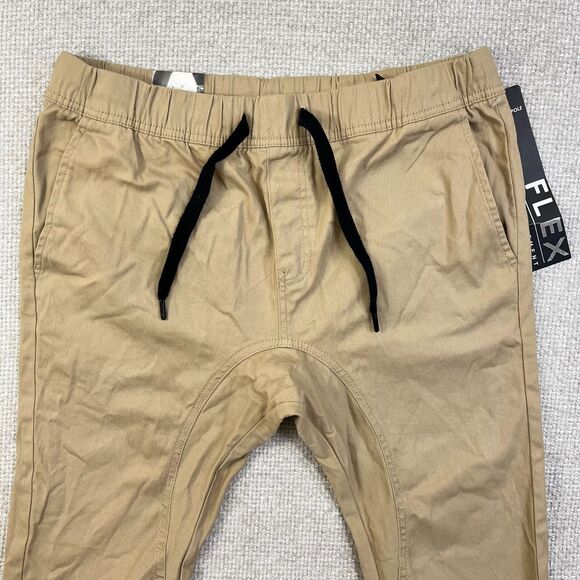 NEW Southpole Flex Jogger Pants Men's Medium Beige Tan FLEX The Movement - Picture 2 of 13